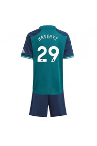 Fotbalové Dres Arsenal Kai Havertz #29 Dětské Třetí Oblečení 2023-24 Krátký Rukáv (+ trenýrky)